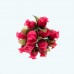 2.5" Diameter Poly Roses 12X12 | Fuchsia